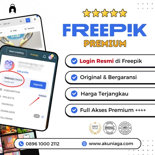 Freepik 6 Bulan Share