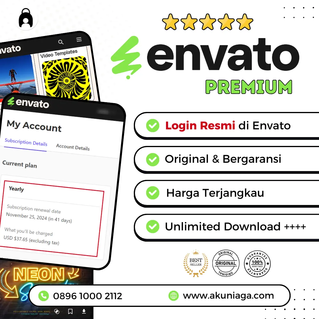 Envato Elements 12 Bulan Private